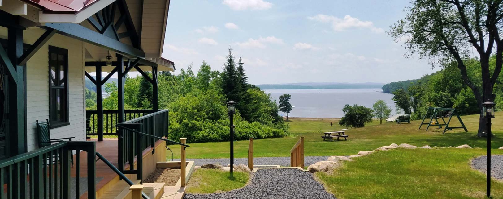View from new porch