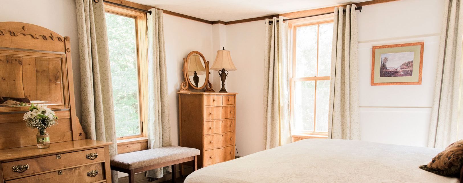 Large bedrooms in the Inn
